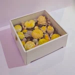 باکس چوبی لومن رویال دستساز رنگ زرد 12
