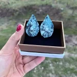 ست گردنبند و گوشواره مدل اشک صدف گالری لومن 14