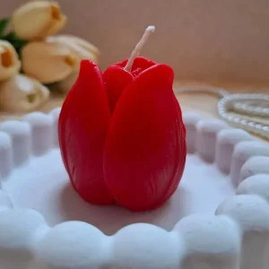 شمع-عشق-مدل-گل-لاله-سرخ-گالری لومن-شاخص