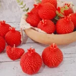 شمع دکوری مدل انار مرواریدی لومن 13
