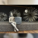 مجسمه دکوری پیرمرد مدل سنگی لومن 12