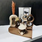 ست ۶ تیکه دکوری سنگ مصنوعی گالری لومن شاخص