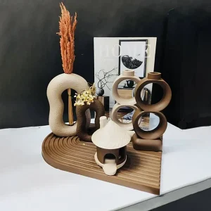 ست ۶ تیکه دکوری سنگ مصنوعی گالری لومن شاخص