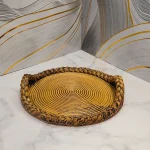 سینی دکوری مدل حصیری لومن شاخص