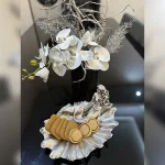 ظرف پذیرایی پری دریایی طرح فلز نقره ای لومن 14