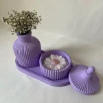مینی ست پذیرایی گالری لومن رنگ بنفش