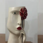 گلدان دکوری مدل گلرخ لومن 15