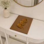 سینی قلبی طرح چوب لومن شاخص