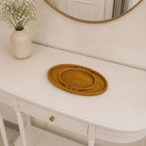 سینی مزه بیضی طرح چوب لومن شاخص