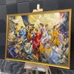 تابلو نقاشی سمفونی زندگی گالری هنر لومن 11