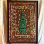 تابلو برجسته کالیگرافی سرو تو مرا جان و جهانی گالری هنر لومن 12