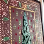 تابلو برجسته کالیگرافی سرو تو مرا جان و جهانی گالری هنر لومن 14