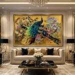 تابلو نقاشی ققنوس گالری هنر لومن شاخص