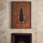تابلو کالیگرافی سرو جان من است او گالری هنر لومن شاخص