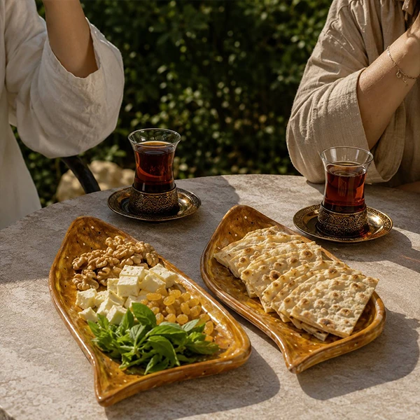 ظرف سرو مدل نان سنگک گالری لومن شاخص